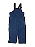 WonderKids 100% Polyester Blue Snow Pants With Bib Size 4T - photo 1