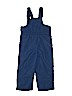 WonderKids 100% Polyester Blue Snow Pants With Bib Size 4T - photo 2