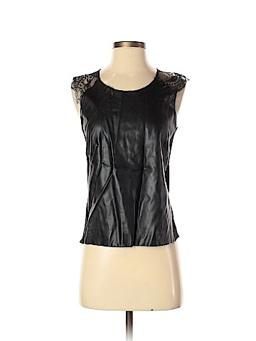 Zara Leather Top (view 1)
