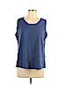 Chico's Blue Sleeveless T-Shirt Size XL (3) - photo 1