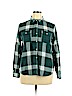 Universal Thread 100% Cotton Green Long Sleeve Button-Down Shirt Size XL - photo 1