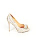 Badgley Mischka Gold Heels Size 9 - photo 1