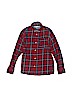 H&M 100% Cotton Red Long Sleeve Button-Down Shirt Size M (youth) - photo 1