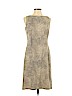 Liz Claiborne 100% Silk Tan Casual Dress Size 10 (petite) - photo 1