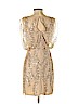 Aidan Mattox 100% Polyester Tan Cocktail Dress Size 2 - photo 2