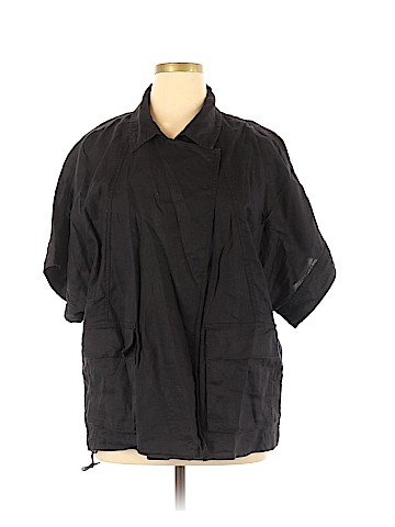 Eileen Fisher Short Sleeve Button-Down Shirt (view 1)