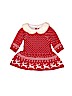 Blueberi Boulevard Red Special Occasion Dress Size 6-9 mo - photo 1