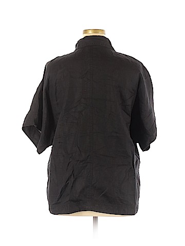 Eileen Fisher Short Sleeve Button-Down Shirt (view 2)