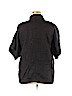 Eileen Fisher Black Short Sleeve Button-Down Shirt Size XL - photo 2