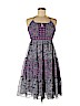 Laundry by Shelli Segal 100% Polyester Purple Casual Dress Size 6 - photo 1
