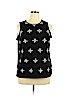 Pim + Larkin Black Sleeveless Top Size XL - photo 1