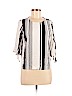 H&M 100% Viscose White 3/4 Sleeve Top Size 6 - photo 1