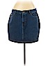 Forever 21 100% Cotton Blue Denim Skirt Size 14 - photo 1