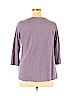 Sonoma Goods for Life 100% Cotton Purple 3/4 Sleeve Top Size XL - photo 2