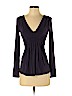 BCBGMAXAZRIA Purple Long Sleeve Top Size XS - photo 1