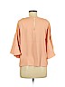 CATHERINE Catherine Malandrino 100% Polyester Pink 3/4 Sleeve Blouse Size M - photo 2