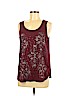 Juicy Couture 100% Polyester Burgundy Sleeveless Blouse Size M - photo 1