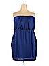 City Triangles 100% Polyester Blue Casual Dress Size 2X - photo 1