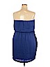 City Triangles 100% Polyester Blue Casual Dress Size 2X - photo 2