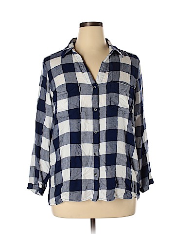 Tinsel Long Sleeve Button-Down Shirt (view 1)