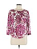 Ann Taylor LOFT 100% Cotton Purple 3/4 Sleeve Blouse Size M (petite) - photo 1