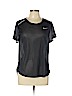 Nike 100% Polyester Black Active T-Shirt Size L - photo 1
