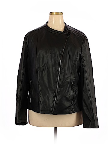 Simply Styled Faux Leather Jacket (view 1)