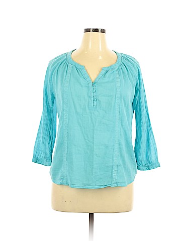 St. John's Bay Long Sleeve Top (view 1)