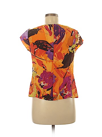 Nanette Lepore Short Sleeve Silk Top (view 2)