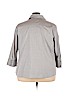 Foxcroft 100% Cotton Gray Long Sleeve Button-Down Shirt Size 24 - photo 2