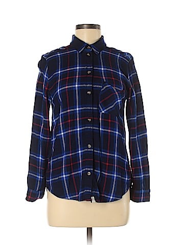 American Eagle Outfitters Long Sleeve Button-Down Shirt (view 1)