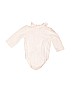 Janie and Jack 100% Cotton White Long Sleeve Onesie Size 0-3 mo - photo 2