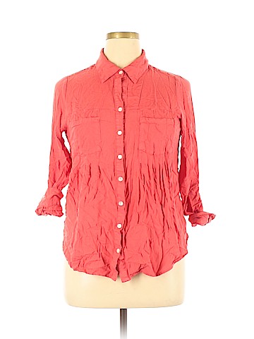 Style&Co 3/4 Sleeve Button-Down Shirt (view 1)