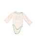Cloud Island 100% Cotton White Long Sleeve Onesie Size Newborn - photo 1