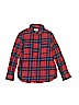 Old Navy 100% Cotton Plaid Red Long Sleeve Button-Down Shirt Size M (youth) - photo 1
