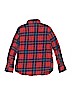 Old Navy 100% Cotton Plaid Red Long Sleeve Button-Down Shirt Size M (youth) - photo 2