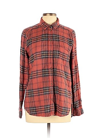 American Eagle Outfitters Long Sleeve Button-Down Shirt (view 1)
