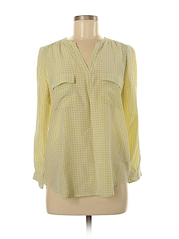 Joie Long Sleeve Silk Top (view 1)