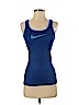 Nike 100% Polyester Blue Active Tank Size XS - photo 1