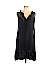 Gap 100% Polyester Black Casual Dress Size L (petite) - photo 1