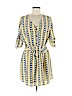 J for Justify 100% Rayon Yellow Casual Dress Size M - photo 1