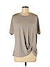 Miss Chievous Tan Short Sleeve Top Size S - photo 1