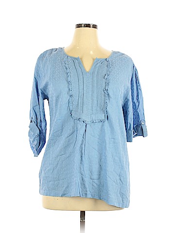 Gloria Vanderbilt Short Sleeve Blouse (view 1)