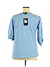 Gloria Vanderbilt 100% Cotton Blue Short Sleeve Blouse Size XL - photo 2