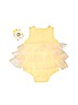 Little Me 100% Cotton Yellow Dress 3-6 MO / 6 MO - photo 2