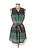 Iz Byer 100% Polyester Teal Casual Dress Size M - photo 1