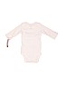 Carter's 100% Cotton Solid White Long Sleeve Onesie 0-3 MO / 3 MO - photo 2