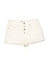 Zara Ivory Denim Shorts Size 2 - photo 1
