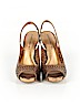 Audrey Brooke 100% Leather Gold Heels Size 7 - photo 2