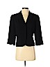J. McLaughlin 100% Polyester Black Blazer Size 4 - photo 1